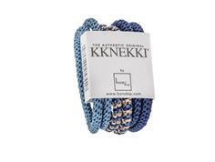 Kknekki hair elastics blue mix slim (6-pack)